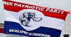 File photo: An NPP flag