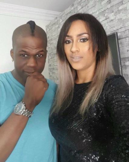 Iceberg Slim with his ex-girlfriend, Juliet Ibrahim