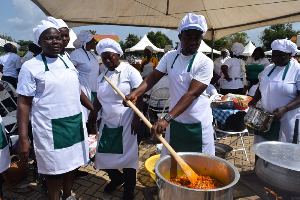 File photo of school feeding caterers