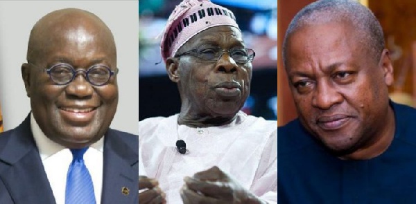 Demonstrate statesmanship – Olusegun Obasanjo tells Akufo-Addo and Mahama