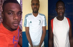 Three of the 11 suspected car snatchers who were arrested