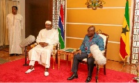 President Nana Addo Dankwa Akufo-Addo with Gambian President, Adama Barrow