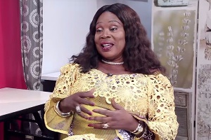 Celebrated actress, Grace Omaboe popularly known as Maame Dokono