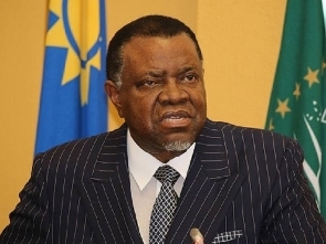 Namibian President, Hage Geingob