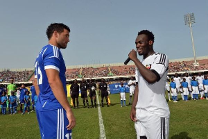 The match was played at the Accra Sports Stadium The match was played at the Accra Sports Stadium