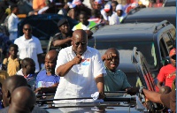 Nana Akufo-Addo during his campaign tour