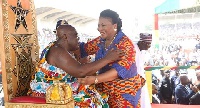 President Nana Addo Dankwa Akufo-Addo with wife Rebecca Akufo-Addo