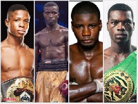 Some of the Ghanaian boxers who were rated by the Commonwealth Boxing Council