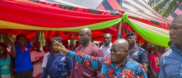 Nana Akufo-Addo says  despite the 'economic mess' inherited by his administration, he will deliver.