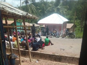 Soldiers round up youth of Upper Denkyira following Capt. Mahama's lynching