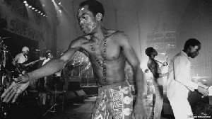 The late Afrobeat legend, Fela Kuti