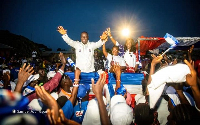 Samuel Abu Jinapor campaigning in Damango