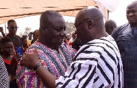 Isaac Adongo in an old photo with Dr Bawumia