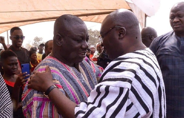 An old photo encounter between Isaac Adongo and Dr Mahamudu Bawumia