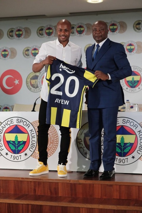 Andre Ayew joined the Turkish giants earlier this week