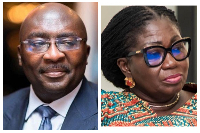 Dr Bawumia jokes with Patricia Appiagyei over OSP probe over the alleged GH¢70k 'gift'