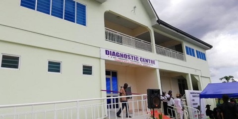 Newly constructed ultra-modern diagnostic health center in the Wassa East District