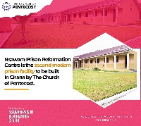 The Nsawam Prison Reformation Centre is the second to be built by the church