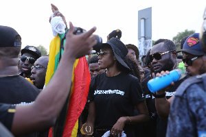 Yvonne Nelson spearheaded the first #DumsorMustStop protest in 2015