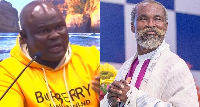 L-R Bukom Banku and Prophet Stephen Adom Kyei