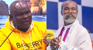 L-R Bukom Banku and Prophet Stephen Adom Kyei