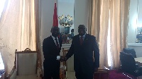 Papa Owusu-Ankomah with Emmanuel Gyan-Mensah
