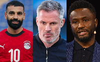 L-R: Salah, Carragher and Mikel Obi are famous personalities in football