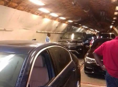 Government over the weekend took delivery of thirty four [34] cars for the presidency