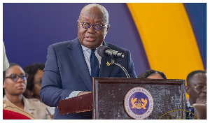 Nana Addo Dankwa Akufo-Addo is Ghana's president