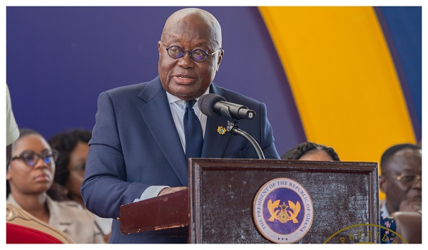 Nana Addo Dankwa Akufo-Addo is Ghana's president