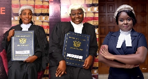 The three nurses were among over 700 graduates of the GSL called to the Bar on Friday