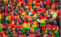 Some Ghanaian supporters at the World Cup