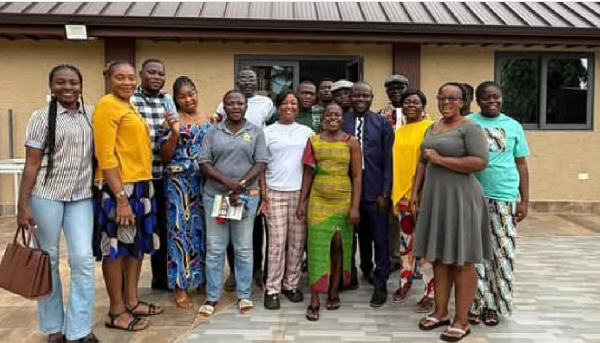 Participants of the training in a group photo