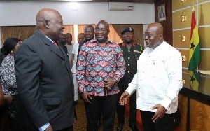Mr Amidu was sworn in  by President Akufo-Addo at an event held at the Flagstaff House today
