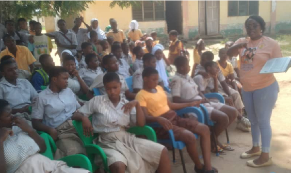 The participants were taken on a clinic tour of the Adidome Zongo Clinic