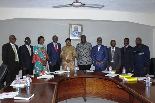 Trade Minister, Alan Kyerematen swore in the new 10-member board