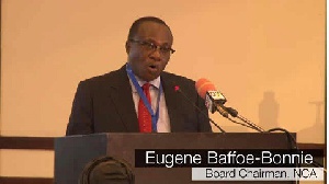 Former NCA Board chair Eugene Baffoe Bonnie