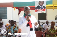 Sylvester Mensah was addressing  NDC delegates in the Agortime-Ziope Constituency