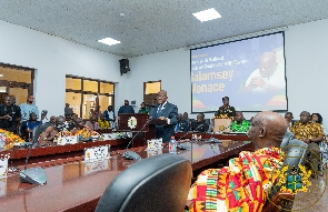 President Nana Addo Dankwa Akufo-Addo with some chiefs