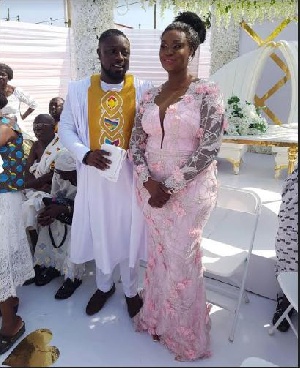 Bibi Bright tied the knot to Akwesi Boateng at a private ceremony