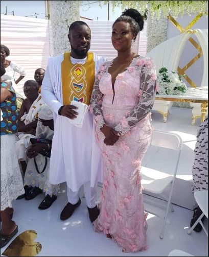 Bibi Bright tied the knot to Akwesi Boateng at a private ceremony