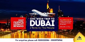 Menzgold is rewarding its loyal customers with a week free trip to Dubai