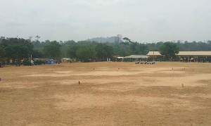 A wider view of the event grounds