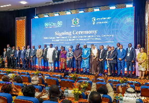 The signing ceremony was hosted by the Government of Ghana in Accra on Monday, October 26, 2026