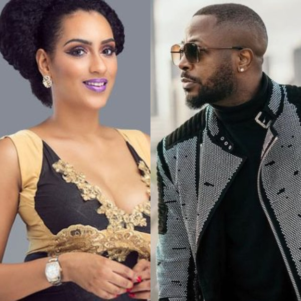 Juliet Ibrahim with Tunde Ednut