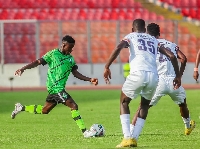 Aziz Issah in action for Dreams FC