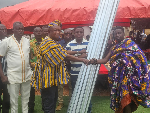 The items are valued at GH¢14,000 and it is aimed to help renovate damaged classroom roofs
