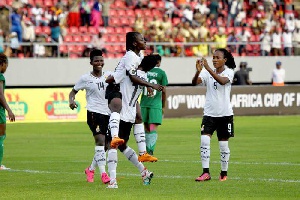 File photo: Players of the female National team, Black Queens