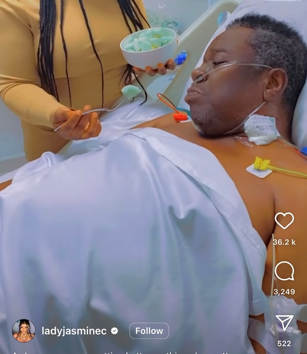 Mr. Ibu is recovering after a successful surgery