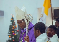 Most Reverend John Kobina Louis, the Auxiliary Bishop of Accra Archdiocese